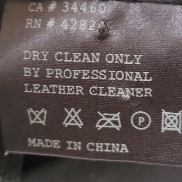 Veda Shawl Front Suede Fitted Leather Jacket Small - Picture 12 of 12